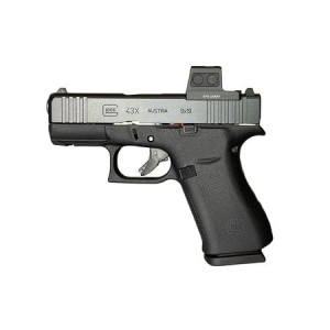 Glock Glock 43x MOS 9mm Optic Ready Pistol with Holosun EPS Carry Red Dot