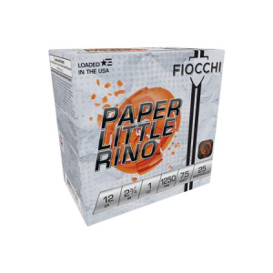 Fiocchi Fiocchi 12 Gauge 2-3/4 in 1 oz 7.5 Shot Paper Little Rino 25/Box