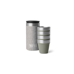 Yeti Coolers Shot Glasses with Carrying Case Riverhead Green