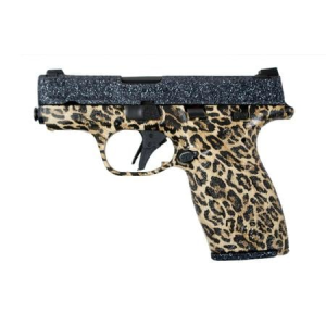 Smith & Wesson Bodyguard 2.0 380 ACP Pistol with Glitter Slide and Cheetah Print Frame