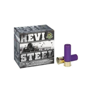Hevi Shot Hevi Shot 16-Gauge 2 3/4 Inch 4 Shot 15/16oz Hevi-Steel 25/Box