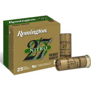 Remington 12 Gauge 2.75" 1 oz #7.5 Shot Premier Nitro 27 Handicap 25/Box