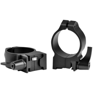 Warne Maxima Ruger No.1 / Mini 14 / Blackhawk 30mm Medium Quick Detach Scope Rings Matte Black