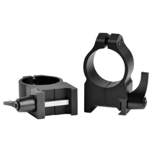 Warne 1" Quick Detach High Matte Scope Rings for Weaver & Picatinny Rails