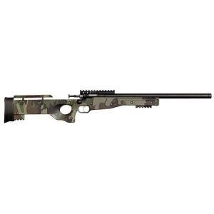 Keystone Crickett Precision 22lr Single Shot Rifle with M81 Woodland Camo Stock
