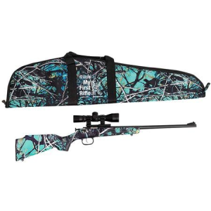 Keystone Crickett 22lr Single Shot Rifle with 4x32 Scope and Soft Case