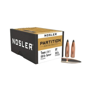 Nosler 7mm .284" 150 Grain Partition 50/Box