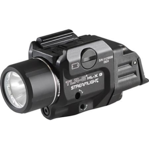 Streamlight TLR-8 HL-X G USB Rechargeable Black Rail-Mounted Tactical Light with Green Laser