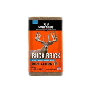 Antler King corn-Flavored Deer Mineral Supplement Brick, 4 lb