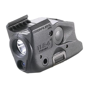 Streamlight TLR-6 Weapon Light with Red Laser for Glock Subcompact Handguns, Black