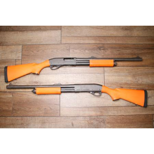 Remington 870 Express Magnum 12GA Police Trade-In Shotgun with Synthetic Orange Stock