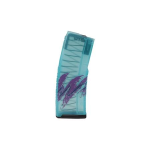 Amend2 AR-15 Mod-C 5.56 NATO/.223 Remington 30 Round Teal Printed Jazz Magazine
