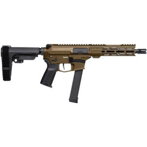 CMMG Banshee MKGS 9mm Semi Auto Pistol with Brace Midnight Bronze