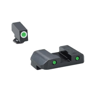 Ameriglo Glock Pro Operator Set, Green Tritium