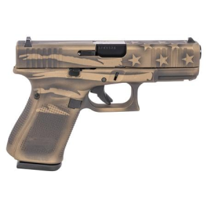 Glock Glock 19 GEN5 9mm Compact Pistol with Coyote Battle Worn Cerakote Finish