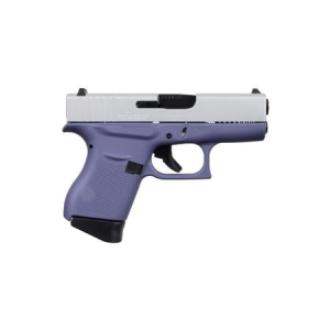 Glock Glock 43 9mm Pistol with Orchid Frame and Satin Aluminum Slide