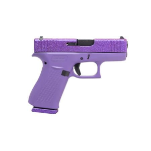 Glock Glock 43X 9mm Pistol with Voodoo Glitter Slide and Colored Frame