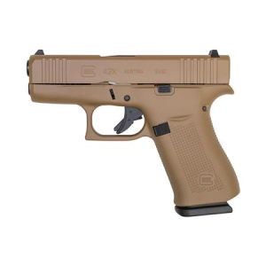 Glock Glock 43x 9mm 10-Round Pistol with Dark Earth Cerakote Finish