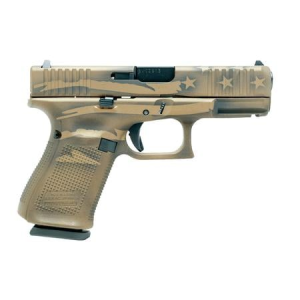 Glock Glock 23 GEN5 40SW Semi-Auto Pistol with Coyote Battleworn Flag Cerakote Finish
