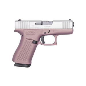 Glock Glock 43X 9mm 10-Round Pistol with Pink Champagne Frame and Silver Slide