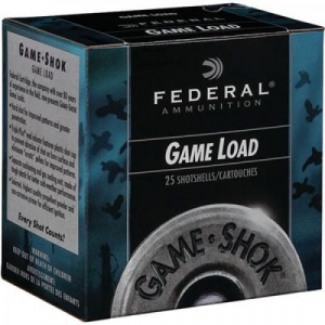 Federal Game-Shok Upland Ammo 20 Gauge 2.75" 7/8 oz #8 Shot 25rd box - Federal Premium