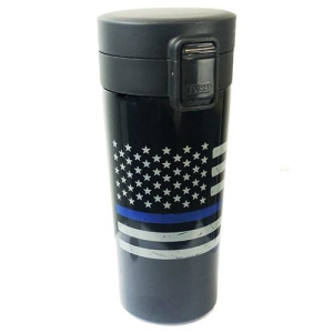 Thin Blue Line American Flag Tumbler - Blue Line