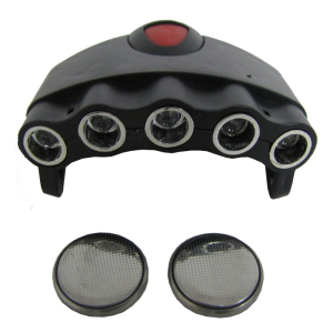 HT Black Clip-On 5 White Led - Ht Enterprises