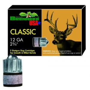 nneke Classic Magnum Slug 12 Gauge #5 5 Round Box Ammo