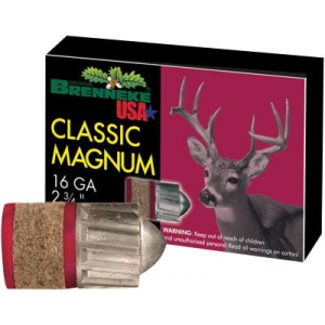 nneke Classic Magnum 16 Gauge 2.75 1 Oz Slug 5 Bx/ 50 Cs Ammo