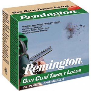 ington Gun Club 20 Gauge 2.75 7/8 Oz #7.5 Shot 25rd Box Ammo