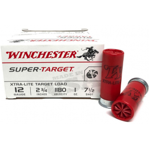 chester Super Target Xtra-Lite 12 Gauge 2.75 1oz #7.5 Shot 25rd Box Ammo