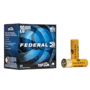 eral Top Gun Sporting 20 Gauge 2.75 7/8 Oz 8 Shot 25 Bx/ 10 Cs Ammo