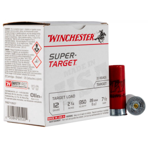 chester Super Target 12 Gauge 2.75 1 Oz #7.5 Shot 25rd Box Ammo
