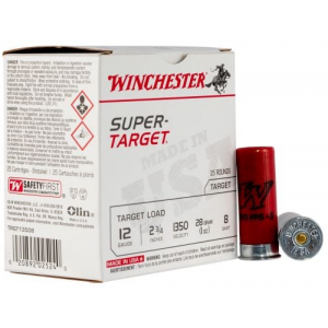 chester TRGT13508 Super Target 12 Gauge 2.75 1 Oz 8 Shot 25 Bx/ 10 Cs Ammo