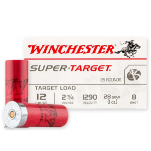 chester TRGT12908 Super Target 12 Gauge 2.75 1 Oz 8 Shot 25 Bx/ 10 Cs Ammo