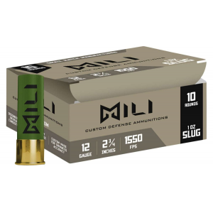 i Custom Lead Rifled Slug 12 Gauge 2-3/4 1 Oz 10 Round Box Ammo