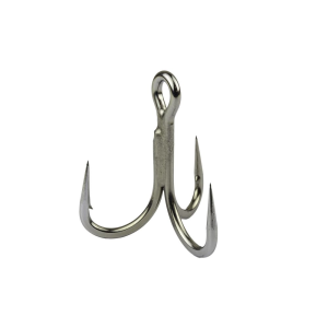 Mustad In-Line Treble Hook, 4X strong, Size 2, 6pcs - Mustad