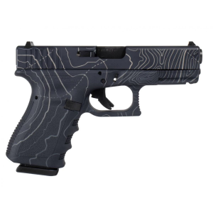 Shark Coast G19 Topography 9mm Semi Auto Pistol - Shark Coast Tactical