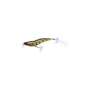 Yo-Zuri Crystal 3D Shrimp Slow Sinking 3 1/2" New Penny Gold Flake - Yo-Zuri