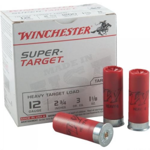 chester Super Target Heavy 12 Gauge 2.75 1 1/8 Oz #8 Shot 1200fps 25rd Box Ammo