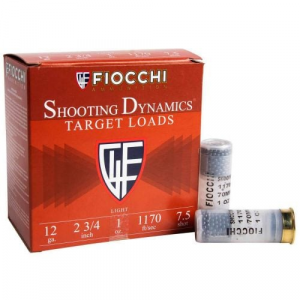 cchi Shooting Dynamics Target Load 12 Gauge 1oz 2.75 #7.5 Shot 25 Round Box Ammo