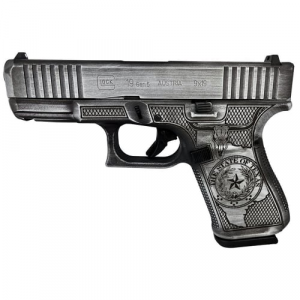 Glock G19 Gen 5 9mm w/Front Serrations 15rd Texas Silver - Glock