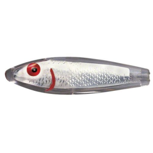 Mirrolure Classic Series Hard Bait Lure, Silver/Clear - Mirrolure