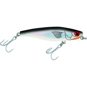Mirrolure MirrOmullet XL Hard Bait Lure, Black/Orange/Silver - Mirrolure