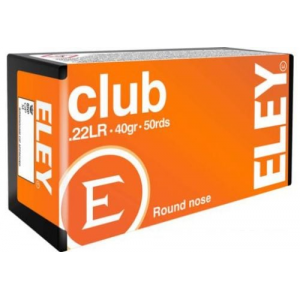 y Club Lead Round Nose 22 Long Rifle 50 Round Box Ammo