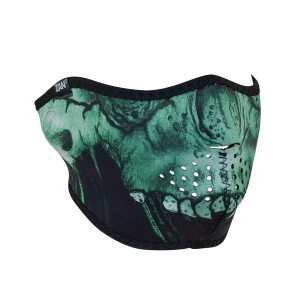 ZANheadgear Half Mask Neoprene Skull Face - Zan Headgear
