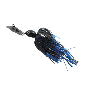 Z-man ChatterBait Projectz Lures 3/4 oz Weight, 6/0 Hook, Black/Blue, Per 1 - Z-Man