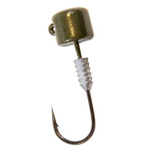 Z-man Nedlockz Jighead Freshwater, 1/6 oz, #1 Hook Size, Green Pumpkin, Package of 5 - Z-Man