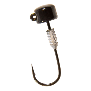 Z-man Nedlockz Jighead Freshwater, 1/6 oz, #1 Hook Size, Black, Package of 5 - Z-Man