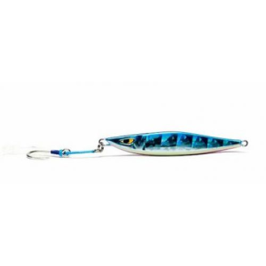 Mustad Daggerman Jig 100g Blue Red Chrome - Mustad